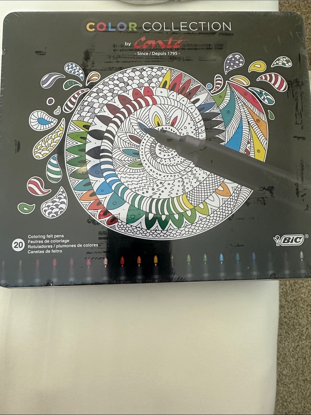 Bic Color Collection - 20 Coloring Felt Pens by Conte